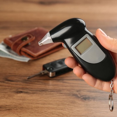 breathalyzer device used in implied consent testing