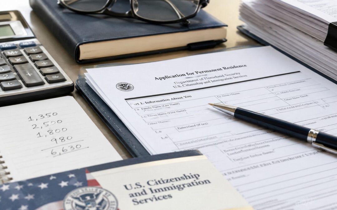 USCIS fee schedule and filing-cost review for immigration forms